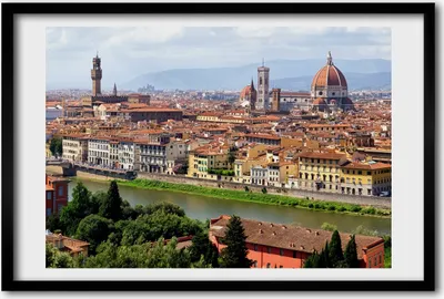 Produktbild von Bild 60x40 MDF-Rahmen, Wandkunst Florenz, Italien