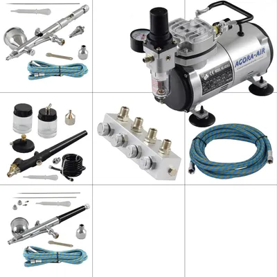 Produktbild von Agora-Tec® Airbrush Komplett-Set EXPERT XIII.13