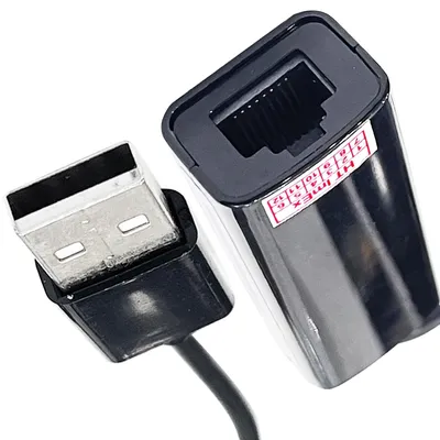 Produktbild von USB 2.0 zu Ethernet Adapter mit USB-A zu RJ45 LAN 100Mbps Kabelgebunden