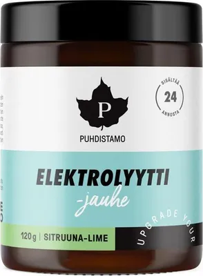 Produktbild von Puhdistamo Elektrolyt-Pulver 120 g Zitrone-Limette