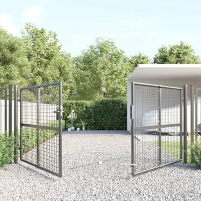 Produktbild von The Living Store Mesh-Gartentor Anthrazit 300x175 cm Verzinkter Stahl