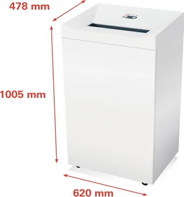 Image de HSM Pure 940 Destructeur de documents avec coupe en particules P-5, 1,9 x 15 mm, jusqu'à 21 feuilles, blanc
