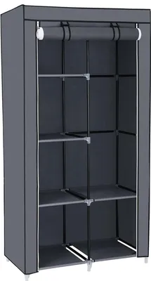 Produktbild von Herzberg HG-8010: Kleiderschrank - Klein Blau