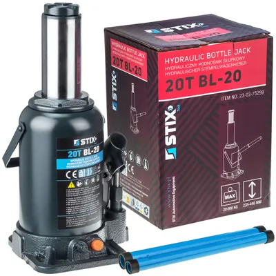 Produktbild von Stix BL-20 Hydraulischer Wagenheber 20T Stempelwagenheber LKW Heber 235-460 mm Flaschenwagenheber