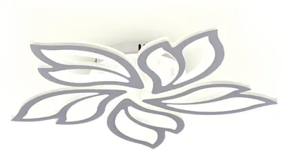Zdjęcie produktu dla LILIIN, lampa sufitowa LED o mocy 96W z możliwością regulacji jasności, sterowana pilotem, nowoczesna, z możliwością regulacji, idealna do salonu, energooszczędna