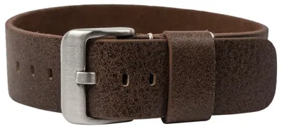 Produktbild von Uhrenarmband | Vintage-Look Leder braun 18mm 20mm 22mm - 28950S, Stegbreite:18mm