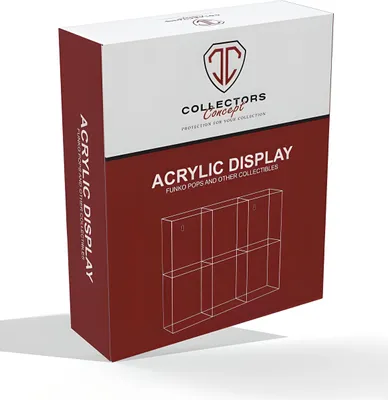 A product box for an acrylic display case.