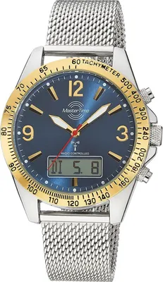 Master Time MTGA-10964-32M Herrenuhr Funk Sporty Big Date Chronograph Blau 1