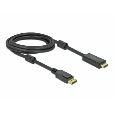 Produktbild von Delock Aktives DisplayPort 1.2 zu HDMI Kabel 4K 60 Hz 3 m