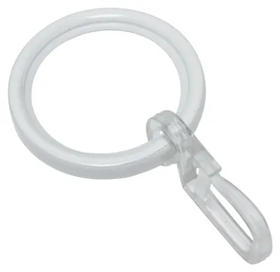 Immagine prodotto di Anelli per tende Gardinia con inserto scorrevole per Ø 20 mm, bianco, cm