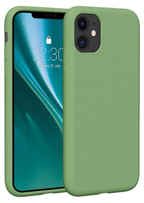 Immagine prodotto di Custodia in silicone Etteri per iPhone 11 verde chiaro