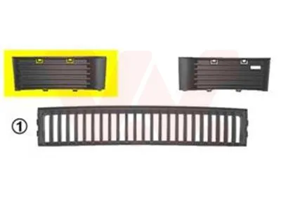 Produktbild von VAN WEZEL Lüftungsgitter Grill Stoßfänger für SKODA Fabia I Combi (6Y5)
