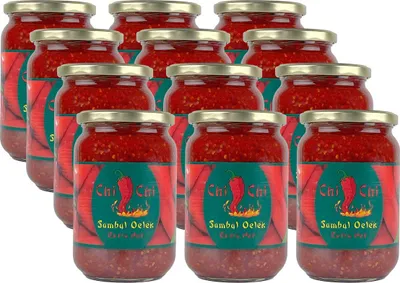 Obrázek produktu pro SAMBAL OELEK Chilli Pasta extra pálivá CHI-CHI 12x 720ml