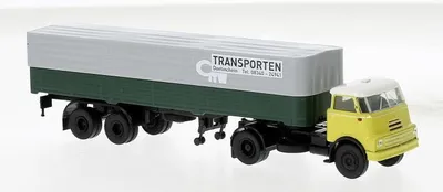 Produktbild von Brekina LKW DAF Do 2000 Pritsche/Plane-Sattelzug GelderscheTW (NL) 85236