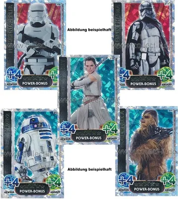 Produktbild von FAMOV4 - Spar 1 - 5 verschiedene Rainbow-Karten - Star Wars Force Attax - Movie Cards Serie 4