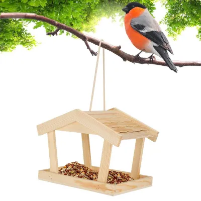 Produktbild von Holz-Vogelhaus für den Außenbereich