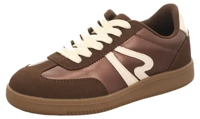Produktbild von Sneakers Damen-Sneaker Braun-Bronze-Weiß, Farbe:braun, EU Größe:41