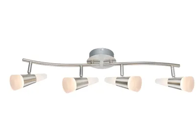Produktbild von Globo Friso Strahler Nickel matt, 4xLED; 56024-4