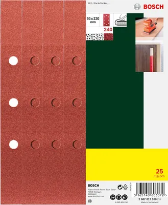Zdjęcie produktu dla Bosch 2607017108, 25 szt., 98 mm, 235 mm, 25 mm, 160 g
