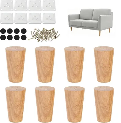 Imagen del producto de Juego de 8 patas de madera para muebles