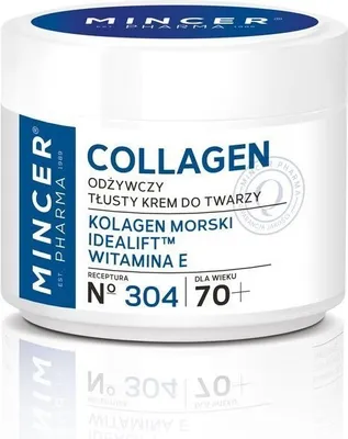 Zdjęcie produktu dla Mincer Pharma Collagen 70+ Odżywczy tłusty krem do twarzy No.304, 50 ml