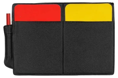 Produktbild von Floso - Schiedsrichterkarte, Vinyl PP10861 (Einheitsgröße) (Schwarz/Rot/Gelb)