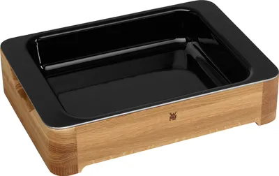 Zdjęcie produktu dla WMF Fusiontec - Naczynie żaroodporne - 36 x 26 x 8 cm - Czarny, naturalny