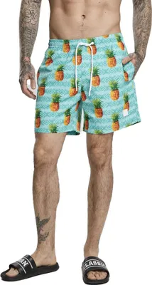 Productafbeelding van Heren shorts Urban Classics, model Pattern Swim Shorts, met ananasprint - maat 3XL