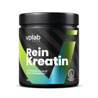 Produktbild von VPLab Reines Kreatin-Monohydrat Pulver 300 g 85 Portionen für Kraft und Training