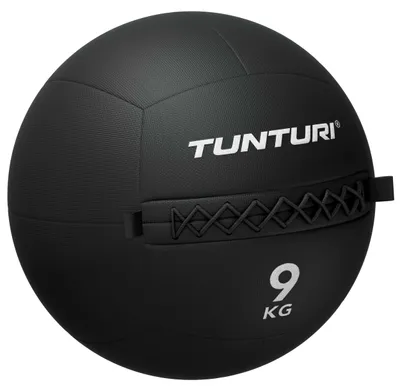 Image de Tunturi Platinum Wall Ball - 9 kg - Noir - Application fitness e incluse