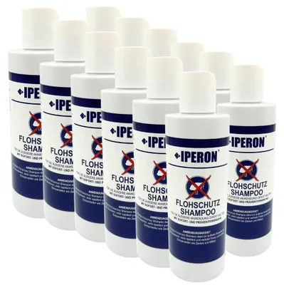 Produktbild von 12 x 200 ml IPERON® Flohschutz Shampoo