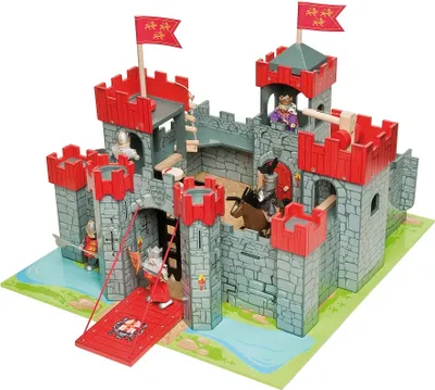 Produktbild von Le Toy Van Lionheart Wooden Castle, Aktion/Abenteuer, 3 Jahr(e), Mehrfarbig, Holz
