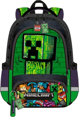 Obrázok produktu pre Detský licenčný batoh Minecraft Jedna veľkosť