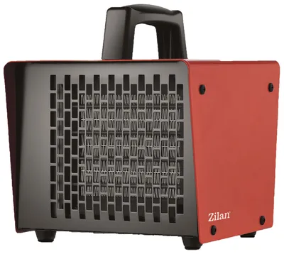 Obrázek produktu pro Zilan Keramický ohřívač s ventilátorem | Výkonný | Mobilní | 3000 W | Robustní kryt | 4 stupně | Ochrana proti přehřátí | Termostat | Funkce studeného vzduchu