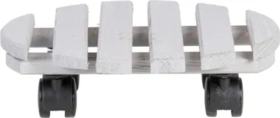Zdjęcie produktu dla Esschert Design Drewniany wózek na rośliny 28,4 cm Szary