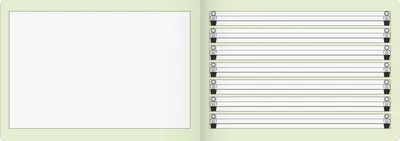 Produktbild von Geschichtenheft A5 quer Lineatur 1G 90 g/qm 16 Blatt Packung mit 10 Stück
