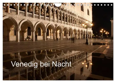 Produktbild von Venedig bei Nacht (Wandkalender 2027 DIN A4 quer), CALVENDO Monatskalender