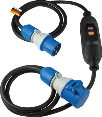 Image de Rallonge CEI avec disjoncteur de protection PRCD IP44 - SCHWABE - 45224