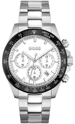 Produktbild von Boss Herrenuhr Chronograph Quarz Analog Edelstahl Kalender wasserdicht 50m