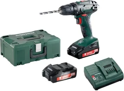 Produktbild von Metabo 18V Akku Bohrschrauber BS18 inkl. 2x 1,5 Ah Akkus + Transportkoffer