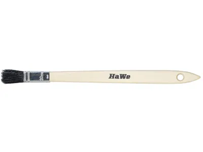 Produktbild von HaWe 577.25 PLATTPINSEL Gerade CHINABORSTEN SCHWARZ 25mm 4011333577257