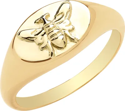 Produktbild von 9 Karat (375) Gold Damen - Monarchenring / Siegelring, 54 (17.2); TRS35243RSN