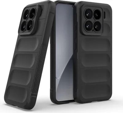 Produktbild von Handy Hülle für Xiaomi 15 Grip Case Cover Schutzhülle Softgrip Farbe: Schwarz