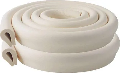 Produktbild von Kantenschutz - 2 x 2M U-Förmige Schaumstoff Selbstklebend, Tischkantenschutz Kinderschutz Stoßschutz für Tisch und Möbel Kanten - Beige
