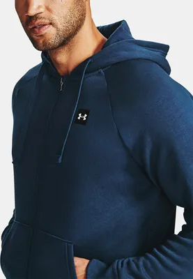 Produktbild von UNDER ARMOUR Rival Fleece Kapuzenjacke Herren 408 - academy/onyx white XXL