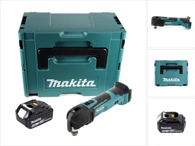 Produktbild von Makita DTM 51 G1J Akku Oszillierer 18 V + 1x Akku 6,0 Ah + Makpac - ohne Ladegerät