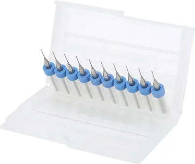Obrázok produktu pre 10ks Micro vrtáky karbid volfrámu 3D tlačiareň trysky čistenie PCB Kit 0,5 mm