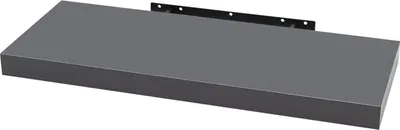 Obrázok produktu pre Polica na knihy, CD a DVD | Tmavosivá | 80 x 22,9 x 3,8 cm