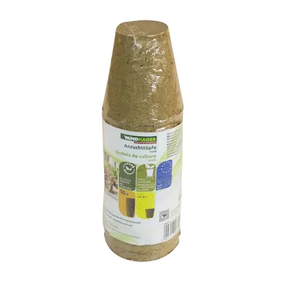 Produktbild von Windhager Anzuchttöpfe Ø 8 cm, 16 Stück