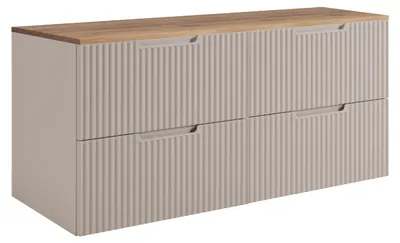 Immagine prodotto di Mobile da bagno, cashmere / rovere Craft, 160 (2 x 80) x 58,6 x 46 cm